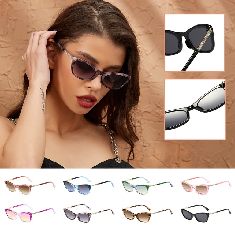 Penkiiy Rectangle Womens Sunglasses Retro Fashion 90s UV400  display picture 1