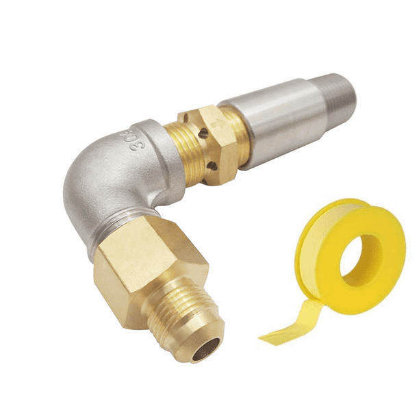 1/2 Inch Air Mixer 90 Inch Elbow Propane Nozzle Sprayer Valve for