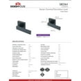 thumbnail image 6 of Design House Karsen Modern Interior Dummy Door Lever, Matte Black, 6 of 6