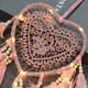 thumbnail image 2 of Atrapasueños, luz LED estilo bohemio hecha a mano para decoración de dormitorio de coche, atrapasueños para colgar en la pared, decoración romántica (rosa claro, claro), 2 of 8