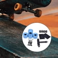 thumbnail image 3 of 4 piezas duraderas 78A ruedas de monopatín reemplazo Longboard PU piezas de Azul shamjiam Ruedas de skate, 3 of 7
