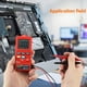 thumbnail image 4 of Multímetro digital Rojo kusrkot ímetro DC Resis Frecuencia NCV Diodo True RMS, 4 of 8