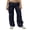 Dark Blue, variant on Gupgi Women Low Waist Jeans Loose Boyfriend Denim Pants Fashion Casual Straight Leg Trousers