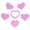 As shows, variant on Mohdy Heart-Shaped Cookie Cutter,Heart Shaped Cookie Set Sugar Frosting & Fondant Stamping Cake Diy Baking Tools,Food-Grade Material,Bpa-Free,Non-Toxic,Odorless,Safe for Food Contact