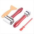 thumbnail image 1 of Leather Press Edge Roller Leather Glue Laminating Roller with Scraper, 1 of 5