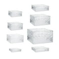 thumbnail image 1 of Wweixi Acrylic Cube Display Box Riser Buffet Riser for Catering Action Figures Cake 3 piece set 8 piece set, 1 of 6