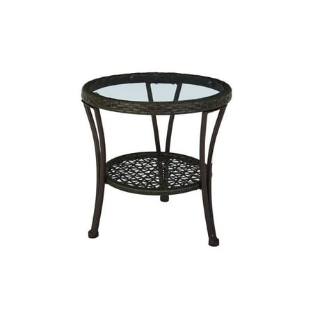 Hampton Bay Hd16402 Arthur All Weather Wicker Patio Side Table Hampton Bay Hd16402 Arthur All Weather Wicker Patio Side Table