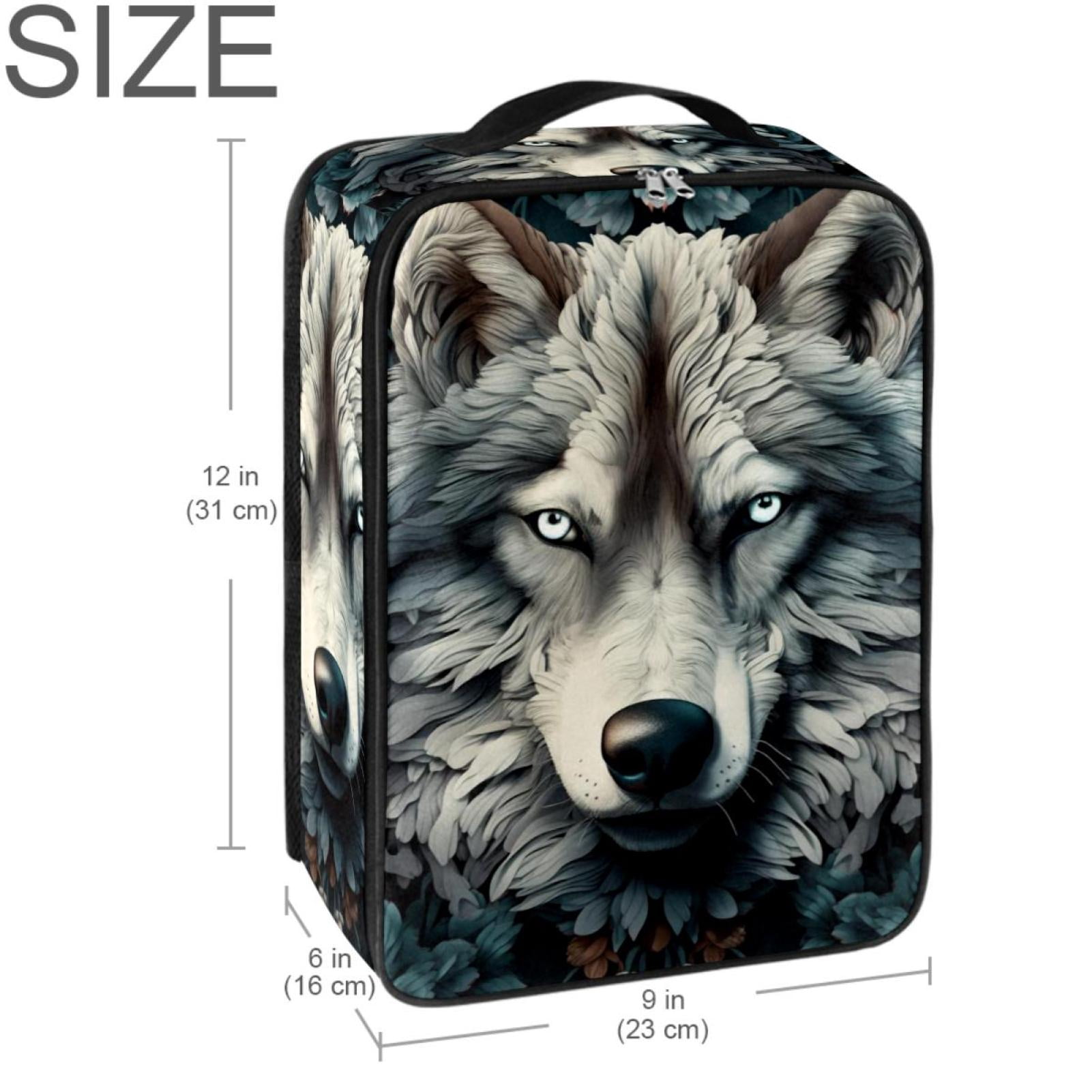 Wolf Polyester Shoe Boxes 23x31cm/9x12in - Organization and Storage Solution for Your Footwear Collection