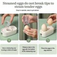thumbnail image 4 of Compact Electric Egg Cooker for 2 Eggs, Steamer with Soft, Medium, Hard Boiling Options, 4 of 5