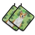 thumbnail image 2 of Carolines Treasures BB9866PTHD Basenji St.Patricks Paire de Porte-Pots, 2 of 2