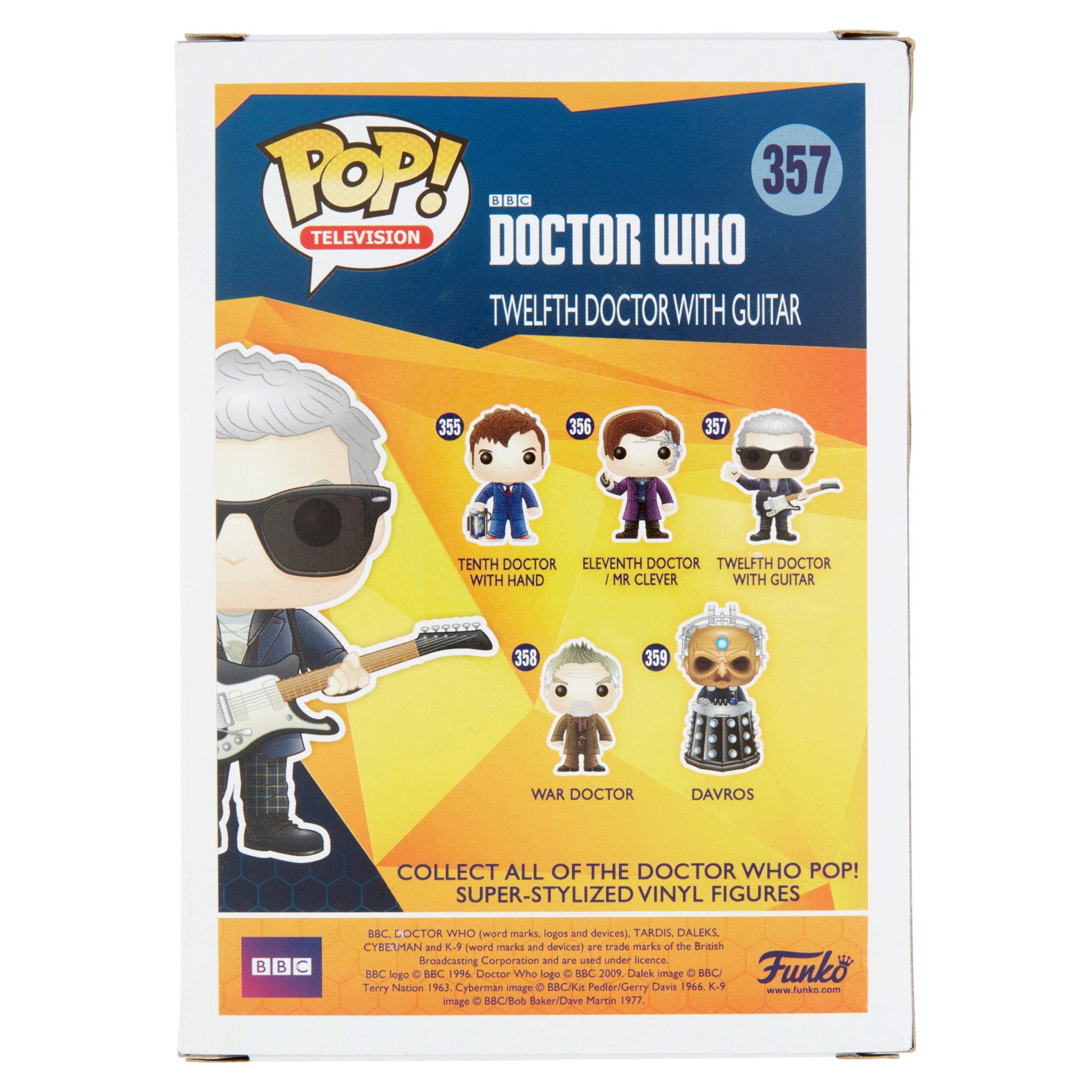 funko pop twelfth doctor with guitar