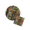 Hunting Camo Lunch Napkins & Dinner Plates Party Kit For 8