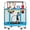 Blue, variant on SEMOPRUS 55" Trampoline for Kids with Enclosure Net, 440lbs Indoor Outdoor Toddler Trampoline, Adjustable Gymnastics Bar&Toys, for Boys Girls