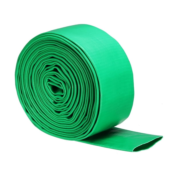 Unique Bargains Backwash Hose 65mm Dia 25ft 0.3MPa High Pressure PVC Reinforced Discharge Hoses for Swimming Pool