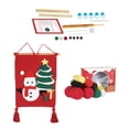 thumbnail image 1 of Kits de Ganchillo Navideños, Conjunto de Manualidades de Ganchillo, Manualidades de Costura, Kits de Muñecas de Ganchillo DIY para Principiantes, para Muñeco de nieve Tela decorativa, 1 of 8