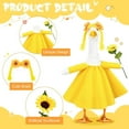 thumbnail image 3 of Sunflower Porch Goose Outfits,3 Pcs/Set Yard Goose Statue Clothes for 23" Statue Patio Lawn Garden Decoration, 3 of 14
