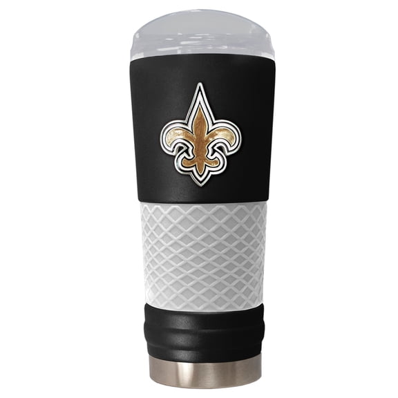 Black New Orleans Saints 24oz. Powder Coated Draft Travel Mug