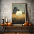 thumbnail image 6 of Couple Ghost In The Field Poster, Ghosts Art Print, Halloween Art Print, Halloween Decor, Spooky Vintage Halloween, Halloween Gift, 6 of 7