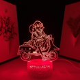 thumbnail image 2 of Clyartps-3d lámpara Anime Kill La Kill Matoi Ryuuko luz de noche Led para decoración de dormitorio luz nocturna Manga habitación regalo lámpara de mesa Kill La Kill Feliz Sencillez, 2 of 5