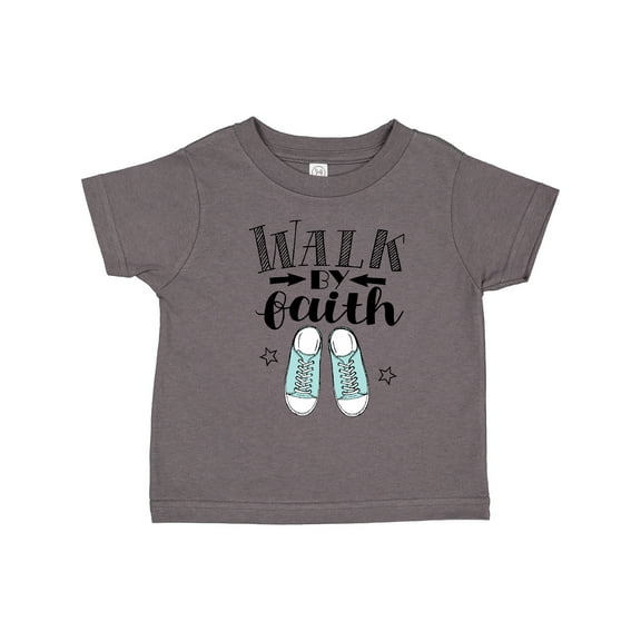 Inktastic Walk by Faith Quote Boys or Girls Toddler T-Shirt