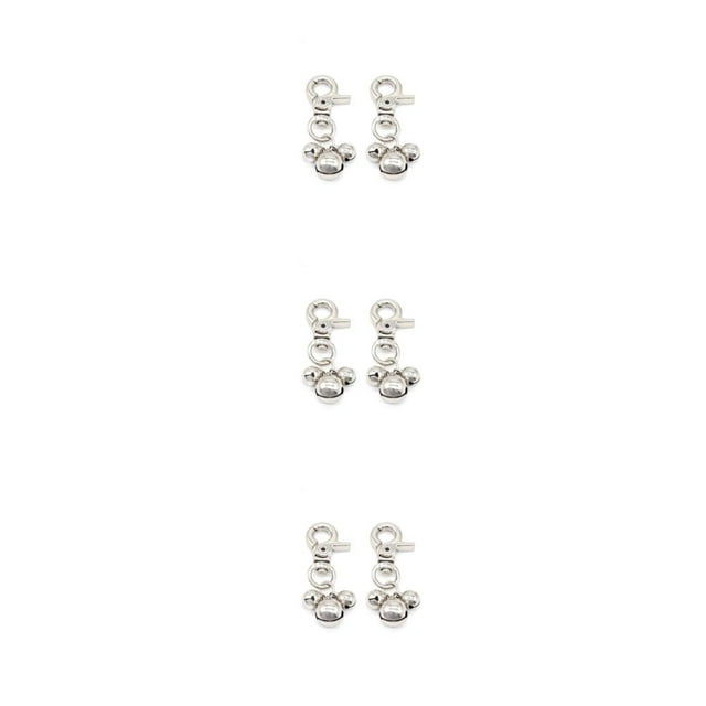 Transemion 2pack/lot Practical Gift For Pet Lovers Dog Cat Collar Bells Premium Materials Pet Bells For Collars 3Set