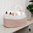 thumbnail image 7 of Comfy Cubs Diaper Caddy Organizer for Baby - Large Portable with Dividers for Diapers & Wipes, Blush, 7 of 7