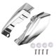 thumbnail image 1 of Par Calor Escudos Deflectores Unique Bargains para Harley Davidson Chapado Tono Plateado, 1 of 1
