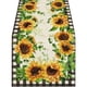 thumbnail image 1 of Xihbxyly Mantel de Girasoles, Funda de Lino con Vibrante Diseño Floral, Tela Resistente a Las Manchas, Varios Tamaños, Decoración para Comedores y Reuniones Familiares, Fácil de Limpiar., 1 of 6