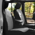 thumbnail image 6 of For 2007-2017 Jeep Wrangler JKU 4 Door FH Group Neoprene Waterproof Custom Fit Car Seat Covers Full Set - Gray, 6 of 10