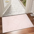 thumbnail image 1 of shiyou-Area Rug 2x3 Machine Washable Rugs Western Aztec Non Slip Low Pile Print Pattern Indoor Carpet for Living Room Bedroom Dining, Light Pink Cream, 1 of 4