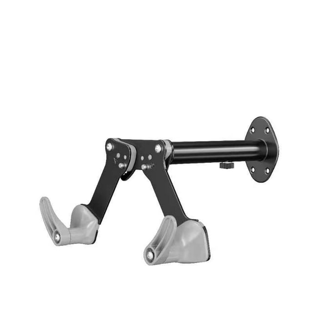 Soporte de pared para bicicleta PRO BIKE TOOL - Portabicicletas interior horizontal para 1 bicicleta - Garaje para bicicletas - Gancho seguro para bicicletas de carretera, montaña o híbridas