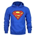 thumbnail image 3 of Superman - Sudadera con capucho y escudo para hombre (Azul), 3 of 3