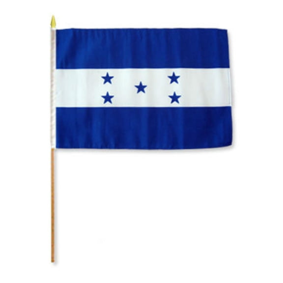 12x18 12"x18" Wholesale Lot of 3 Honduras Stick Flag wood staff