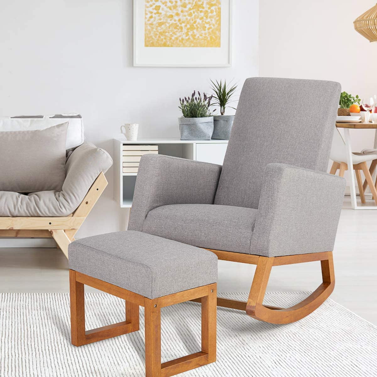 Erommy Rocking Chair,Mid Erommy Century Accent Chair