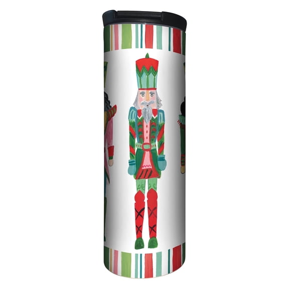 Highland Home Christmas Nutcracker 17 oz. Stainless Steel Tumbler w/Lid