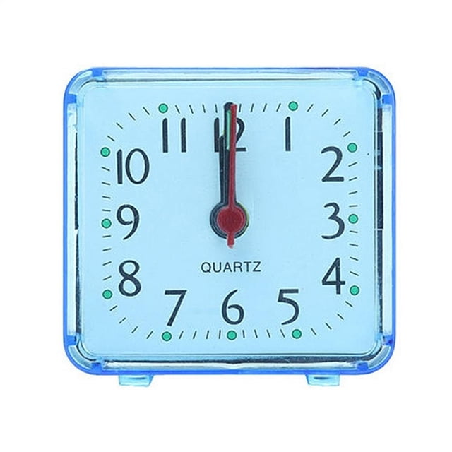 Reloj despertador silencioso sin tictac, fácil de configurar, reloj de mesa de cuarzo for personas mayores que duermen profundamente en el dormitorio o la oficina.