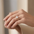thumbnail image 6 of Rosec Jewels IGI Certified Lab Grown Diamond Solitaire Engagement Ring for Women (3 Ct, E-VS1 Grade) - Gift For Special Occasions, 18K Yellow Gold, US 7.50, 6 of 7