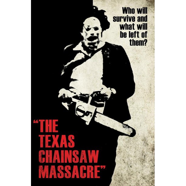 Texas Chainsaw Massacre Leatherface Silhouette Poster 24x36 Walmart Com