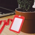 thumbnail image 2 of Card Protectors Sleeves Office Chaiers Portable Protector Red Plastic, 2 of 6