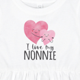 thumbnail image 4 of Inktastic I Love My Nonnie Girls Baby Dress, 4 of 5