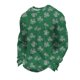 thumbnail image 4 of Ceisia Men's Loose Fit Waffle Knit Sweatshirt - St. Patrick's Day Line-Art Festive Print Green M Gifts, 4 of 5