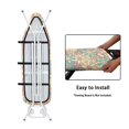 thumbnail image 5 of HELLHERO Retro Daisies Ironing Board Pad Covers Ironing Board Protector Hook and Loop Fastener Straps for Home Laundry Room Use Home, 5 of 6