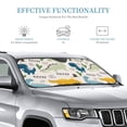 thumbnail image 3 of Bingfone Childish Dinosaur Car Windshield Sunshade,Sun Foldable Sun Shield Sun Visor For Car - Medium, 3 of 8