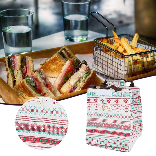 Agiferg Lunch Bags Thicker Insulation Foil Bags Keep Warm Fresh Safe Material Exquisite