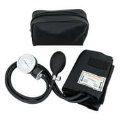 LINE2design Adult Blood Pressure Cuff - Aneroid Sphygmomanometer Carrying case Large - Black