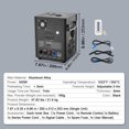thumbnail image 3 of KFFKFF 4Pcs Cold Spark Machine, 500W 6.6-13ft Firework Machine DMX512 Adjustable Smart Stage Effect Machine Safe Great Low Noise Smokeless for Stage DJ Disco,Black, 3 of 9