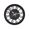 thumbnail image 1 of stanreset Horloge Murale Rétro 11 Pouces Décorative Sans Tic-Tac pour Bureau Maison Noir, 1 of 9