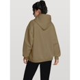thumbnail image 5 of Women's Oversized Fleece Hoodie Comfy Loose Fit Pullover Sweatshirt Fall Winter Clothes, 5 of 6