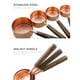 thumbnail image 5 of Irfora Juego de cucharas medidoras de 4 piezas para ingredientes secos y líquidos, utensilios para hornear, utensilios de cocina resistentes al calor de silicona de acero inoxidable, utensilios de coc Irfora Tazas medidoras, 5 of 7