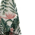 thumbnail image 4 of Midi Swing Dress Women's Casual Spaghetti Strap Palm Tree Print V Neck A-Line Dress Summer Casual Sundress, 4 of 5